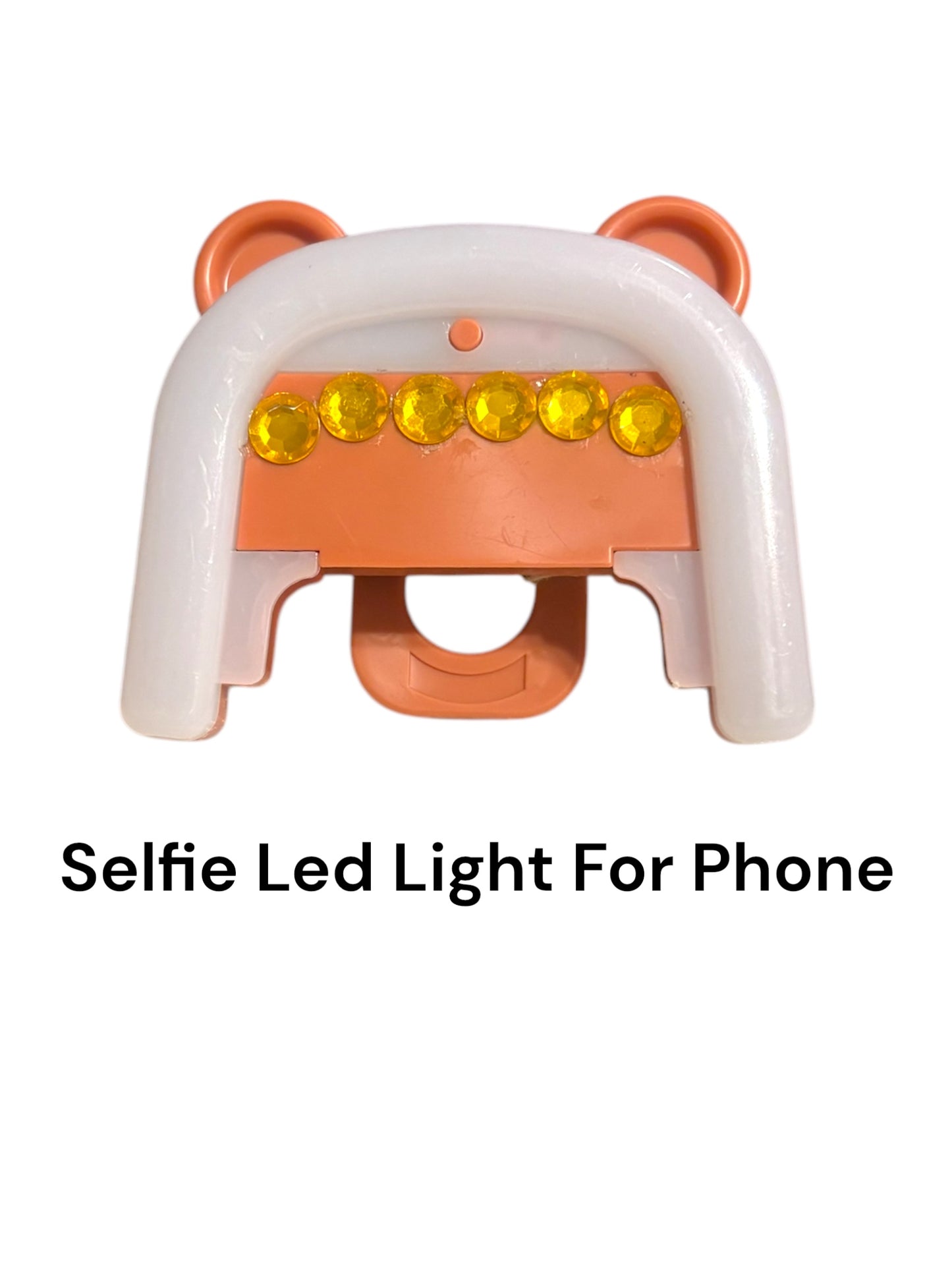 Selfie Led Light with Clip For Iphone  Rhinestone Design 2 Light Modes