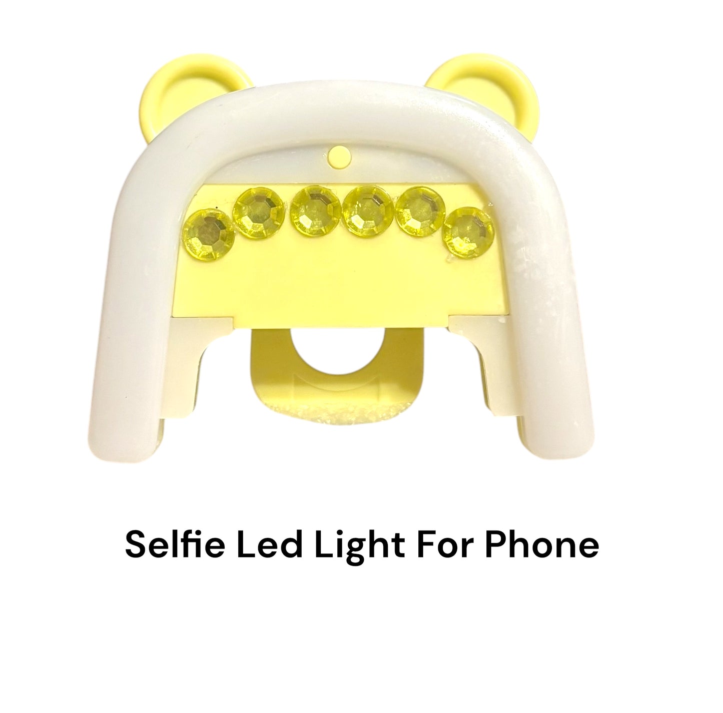 Selfie Led Light with Clip For Iphone  Rhinestone Design 2 Light Modes