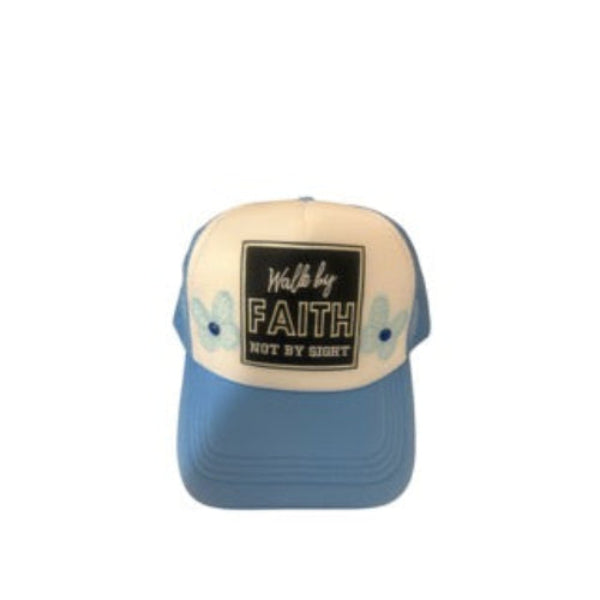 Walk By Faith Inspiring Trucker Hat