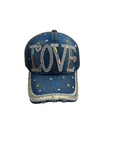 Women Baseball Rhinestone Love Design