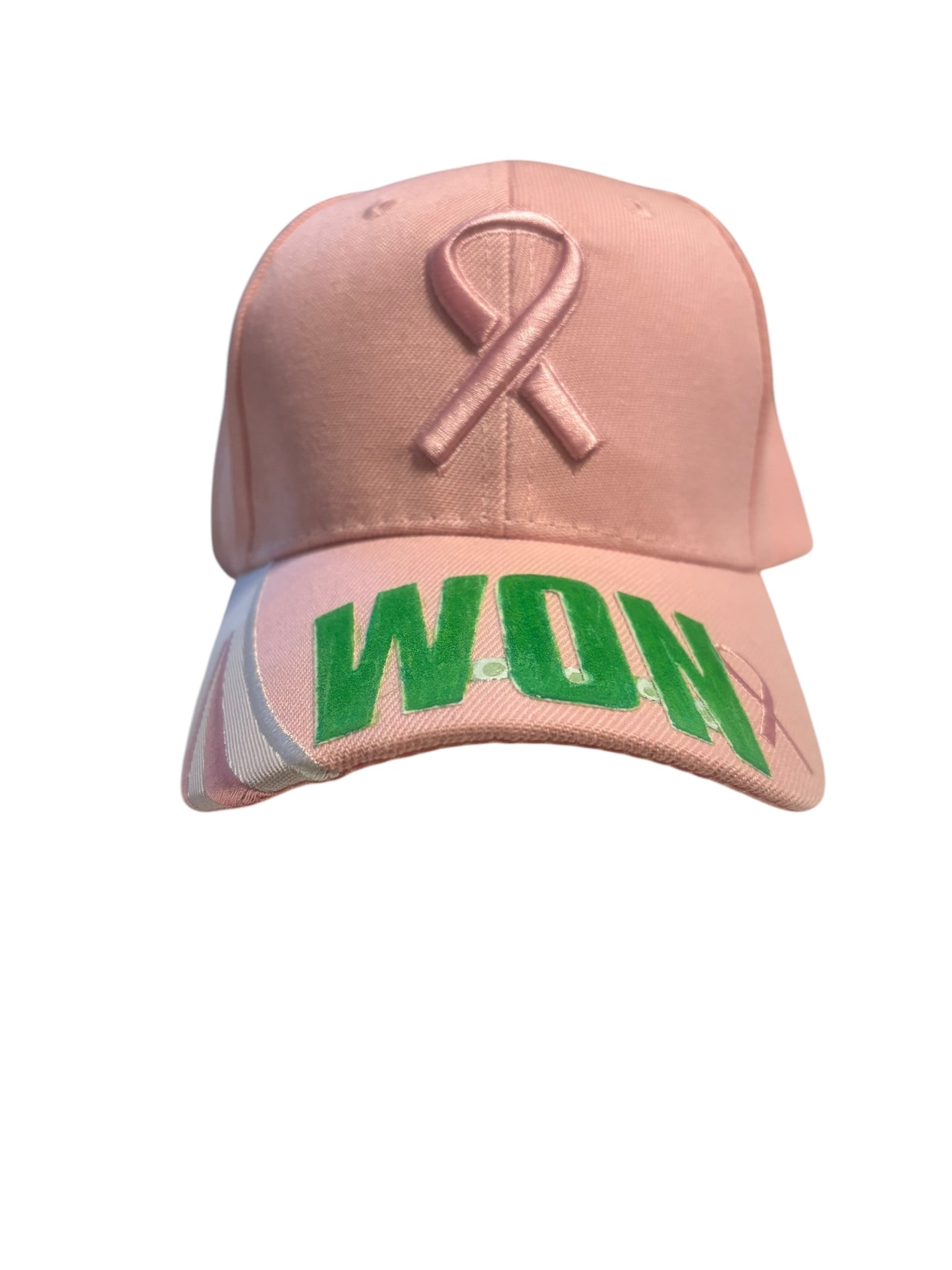 Pink Breast Cancer Cap Won Embroidery 