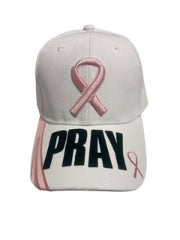 Breast Cancer Awareness  Pray Embroidery