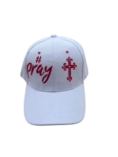 Red Pray Cross  Glitter Design