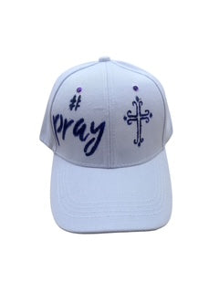 Purple Pray Cross  Glitter Design